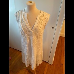 White lace Harlow BCBG dress S